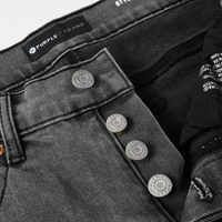 Purple Grey Diamonds Jeans