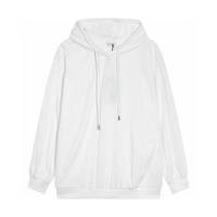 Monogram Hoodie Blanco Sencillo