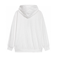 Monogram Hoodie Blanco Sencillo