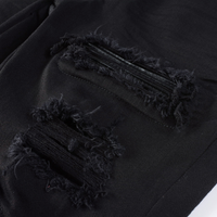 Amr Black Patch Jeans Negro 2
