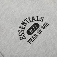 Essentials Shorts Blanco Logo Negro 5