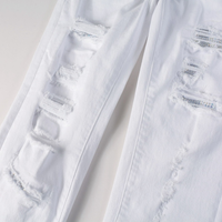 Amr White Ripped Jeans Blanco 2