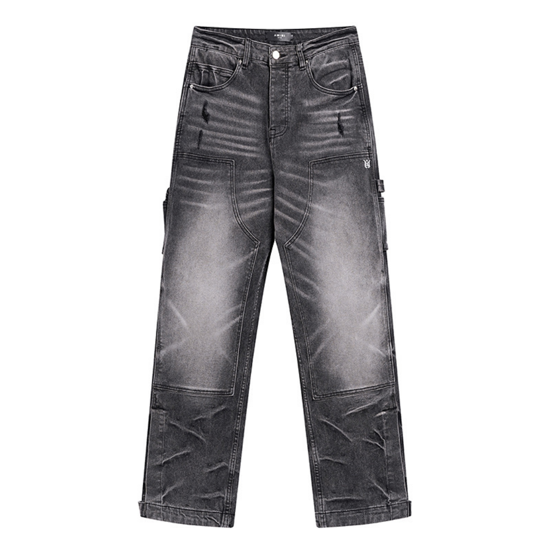 Amr Flared Black Jeans Negro 2