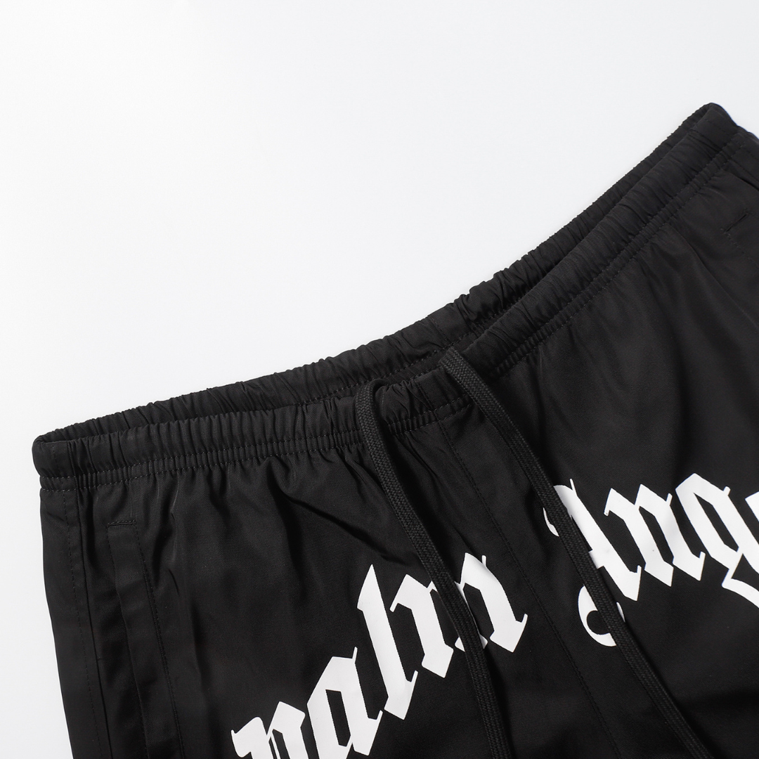 Pantalon Palm Angels Negro Blanco Palm Angels