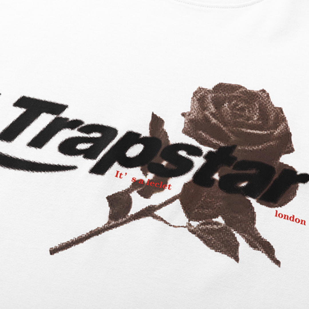 Camiseta Trapstar Negro Rosa