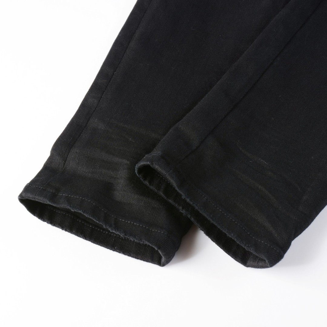 Amr Black Patch Jeans Negro 2