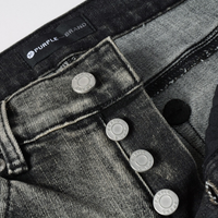 Purple Grey Ripped Jeans Lavado Claro Roturas 2