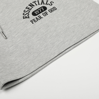 Essentials Shorts Blanco Logo Negro 5