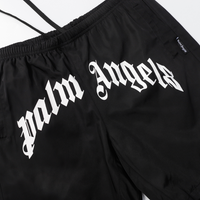 Pantalon Palm Angels Negro Blanco Palm Angels