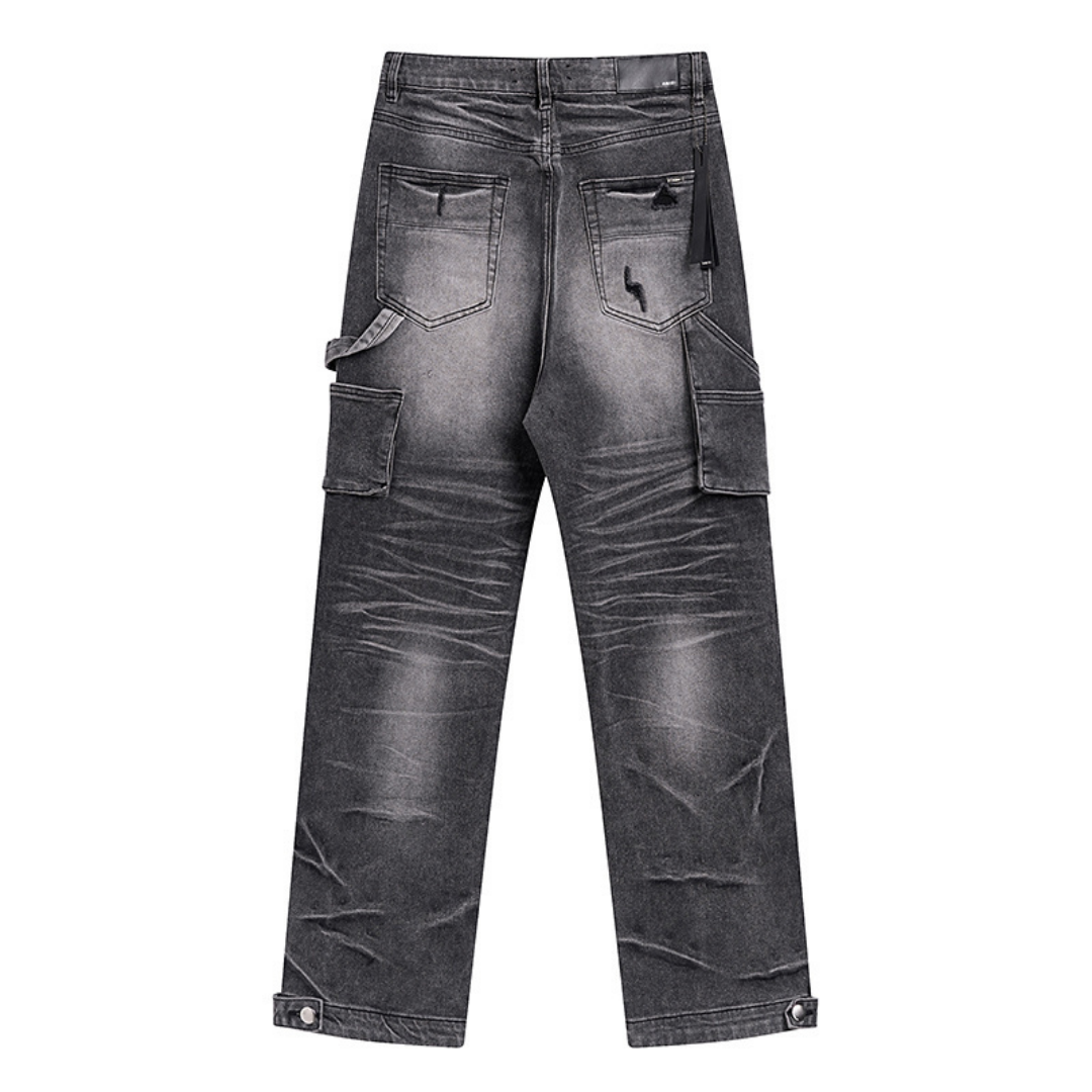 Amr Flared Black Jeans Negro 2