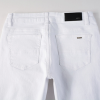 Amr White Ripped Jeans Blanco 2