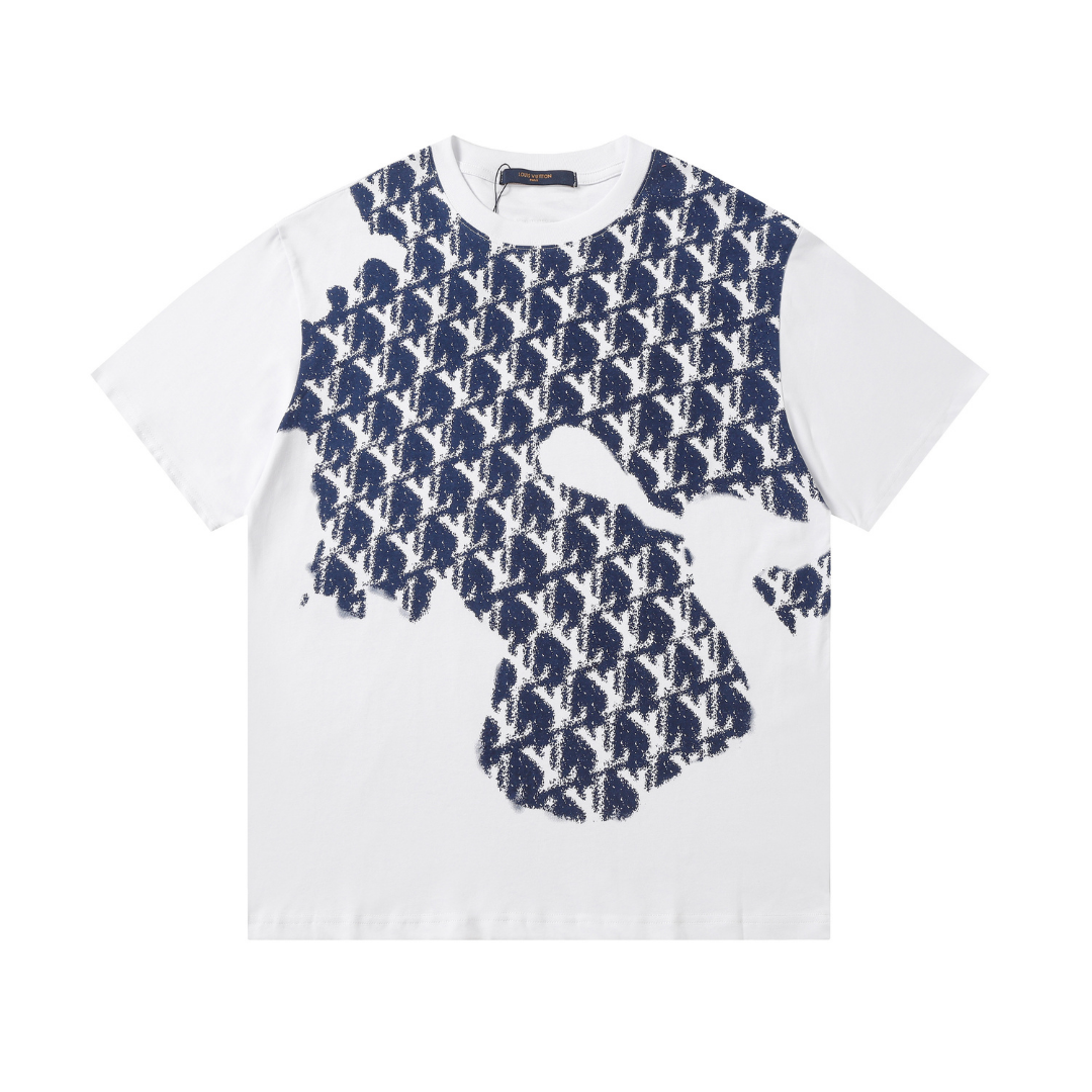 Louis Vuitton Monogram T-shirt - Blanco Blanco Houndstooth