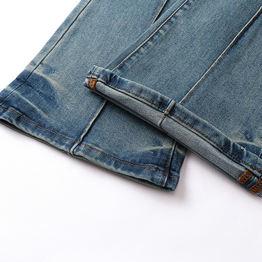 Pantalon Purple Brand Lavado Claro Roturas 6