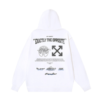 Off-White Off-W Monogram Hoodie - Negro Blanco