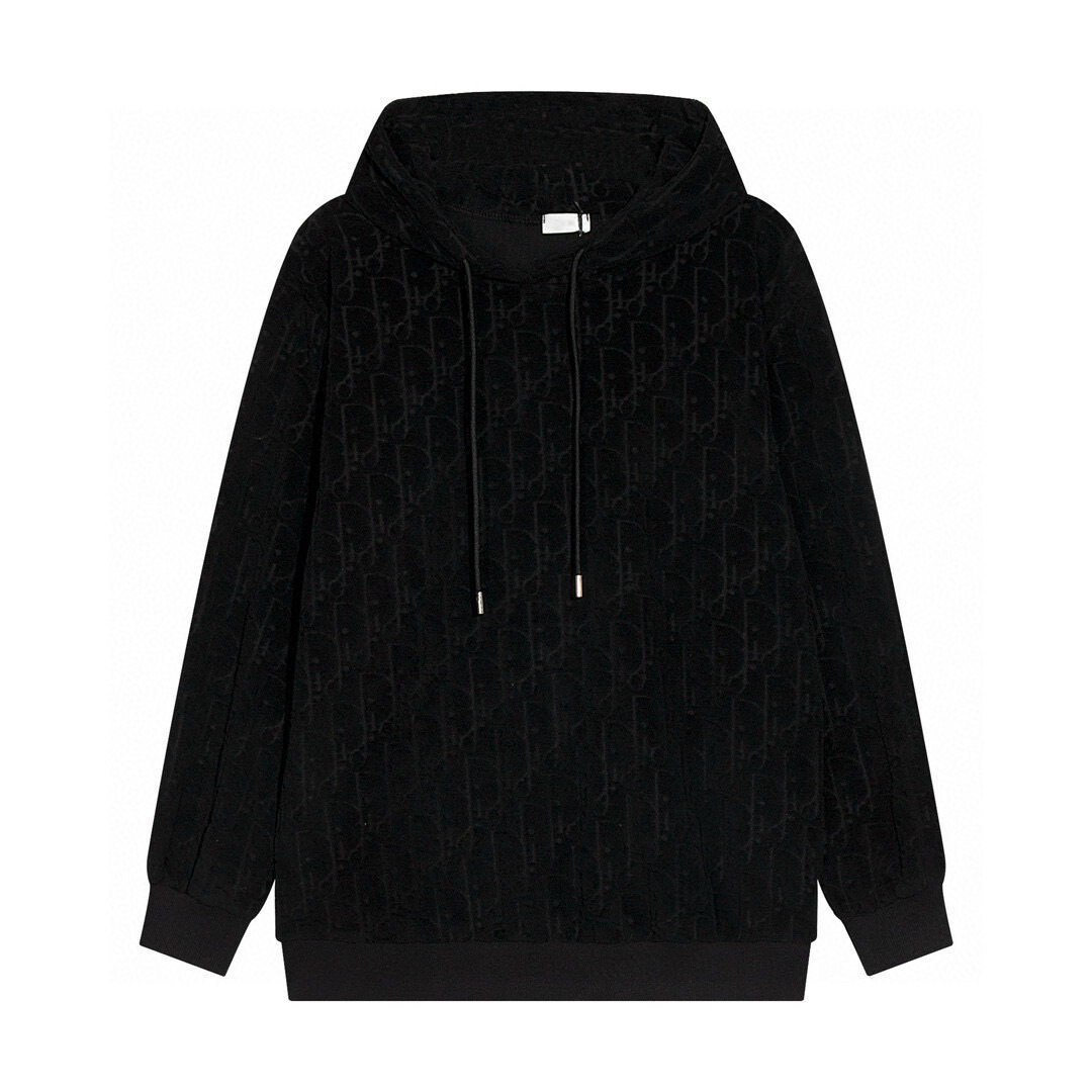 Monogram Hoodie Negro Camo 2
