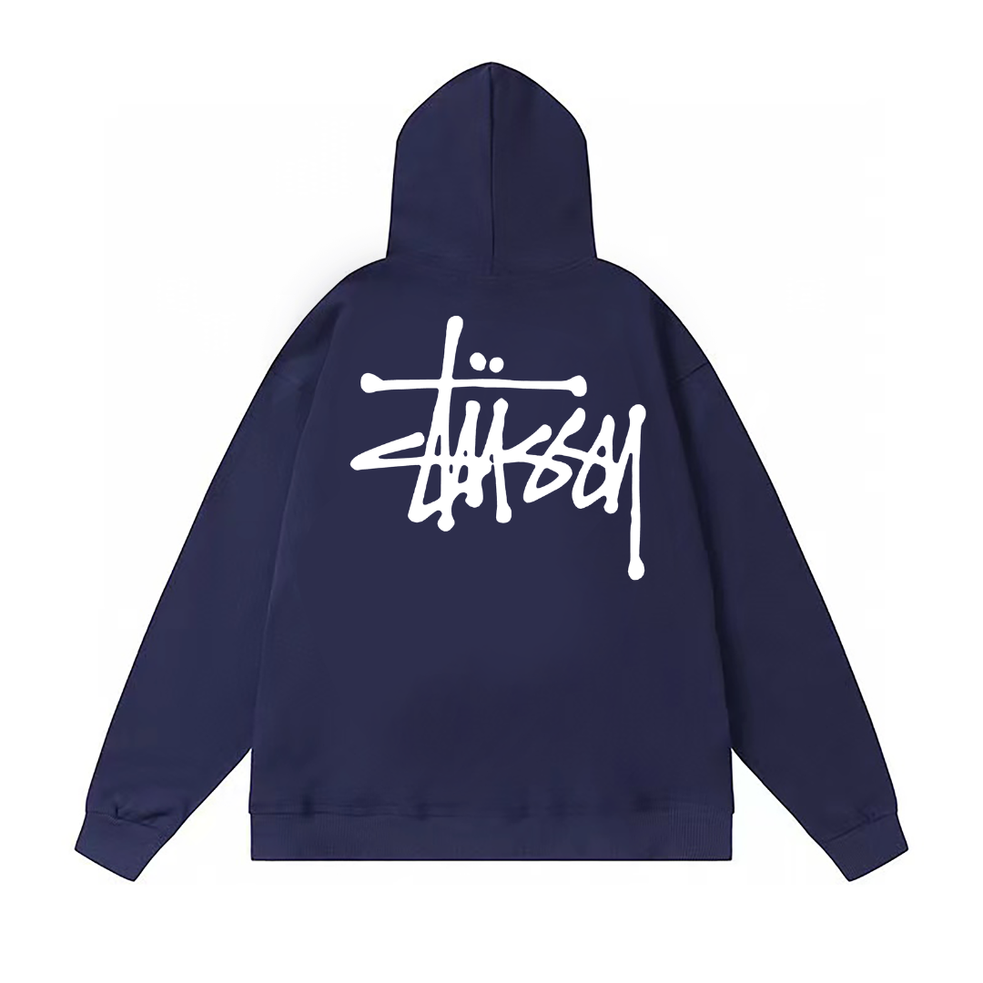 Buzo Stussy Azul Marino/Azul Navy Blanco Stussy