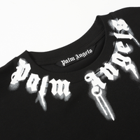 Camiseta Palm Angels Negro/Rosa