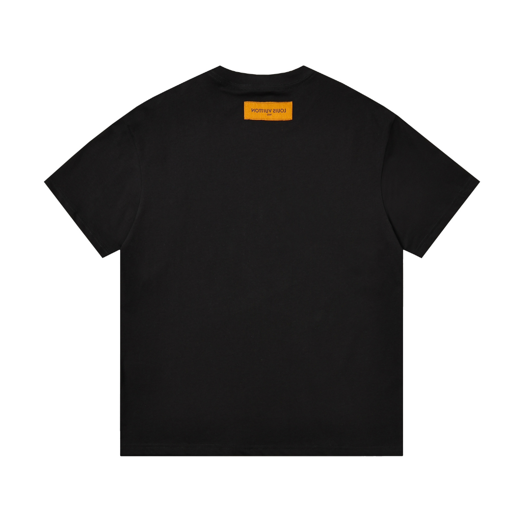 Monogram T-shirt Monograma Negro Blanco 4