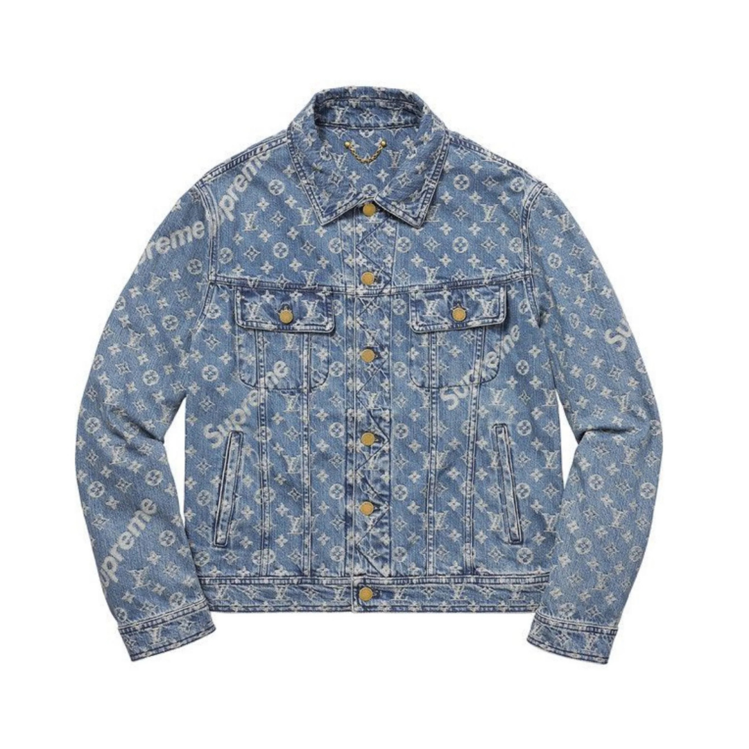 Monogram Jacket Camo Azul