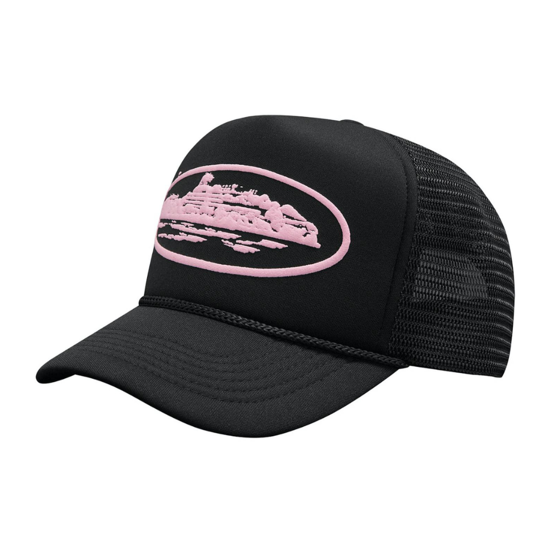 Trucker Alcatraz Cap Camo Rosa