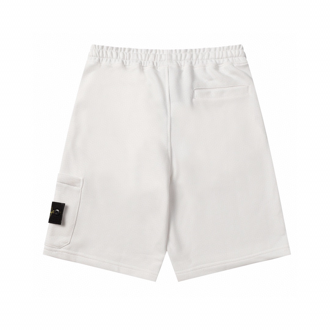 Pantalon Stone Island Blanco