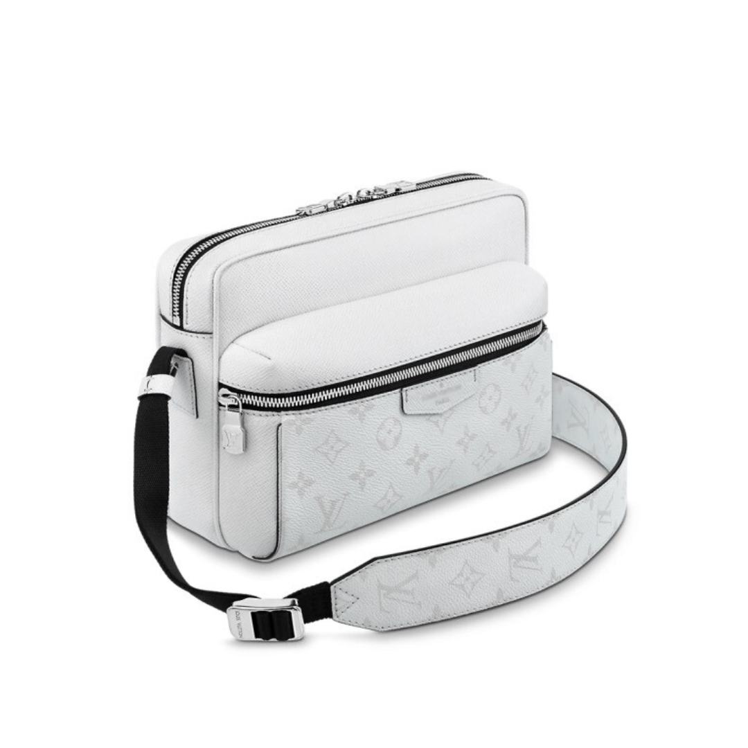Messenger Bag Monograma Blanco