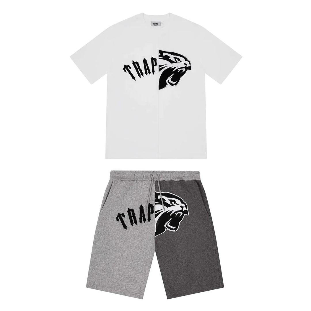 Conjunto Trapstar Blanco Blanco Gris
