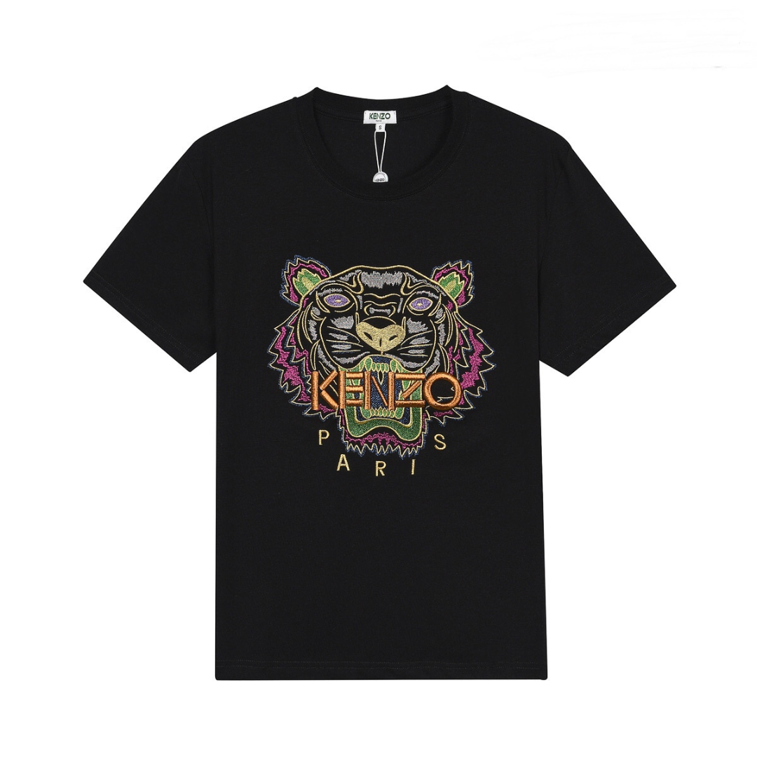 Tiger Paris T-shirt Monograma Negro