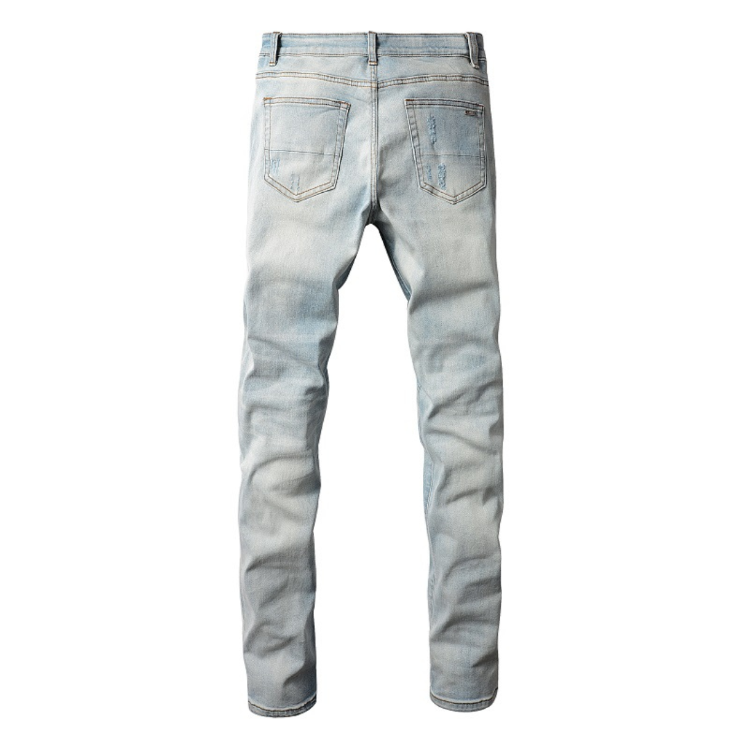 Amr Blue Gradient Jeans Azul 2