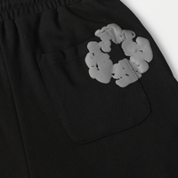 Denim Trs Black Grey Short set