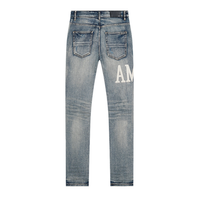 Amr White Logo Jeans Blanco 2