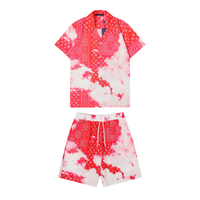 Monogram Short Set Grande Rosa Camo