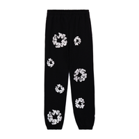 Denim Trs Diamonds Black Pants