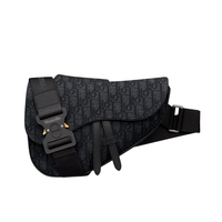 Messenger Saddle Bag Monograma Negro