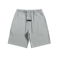 Essentials Short Set Liso Gris Logo Blanco