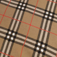 Monogram Sweater Tartan Beige Blanco
