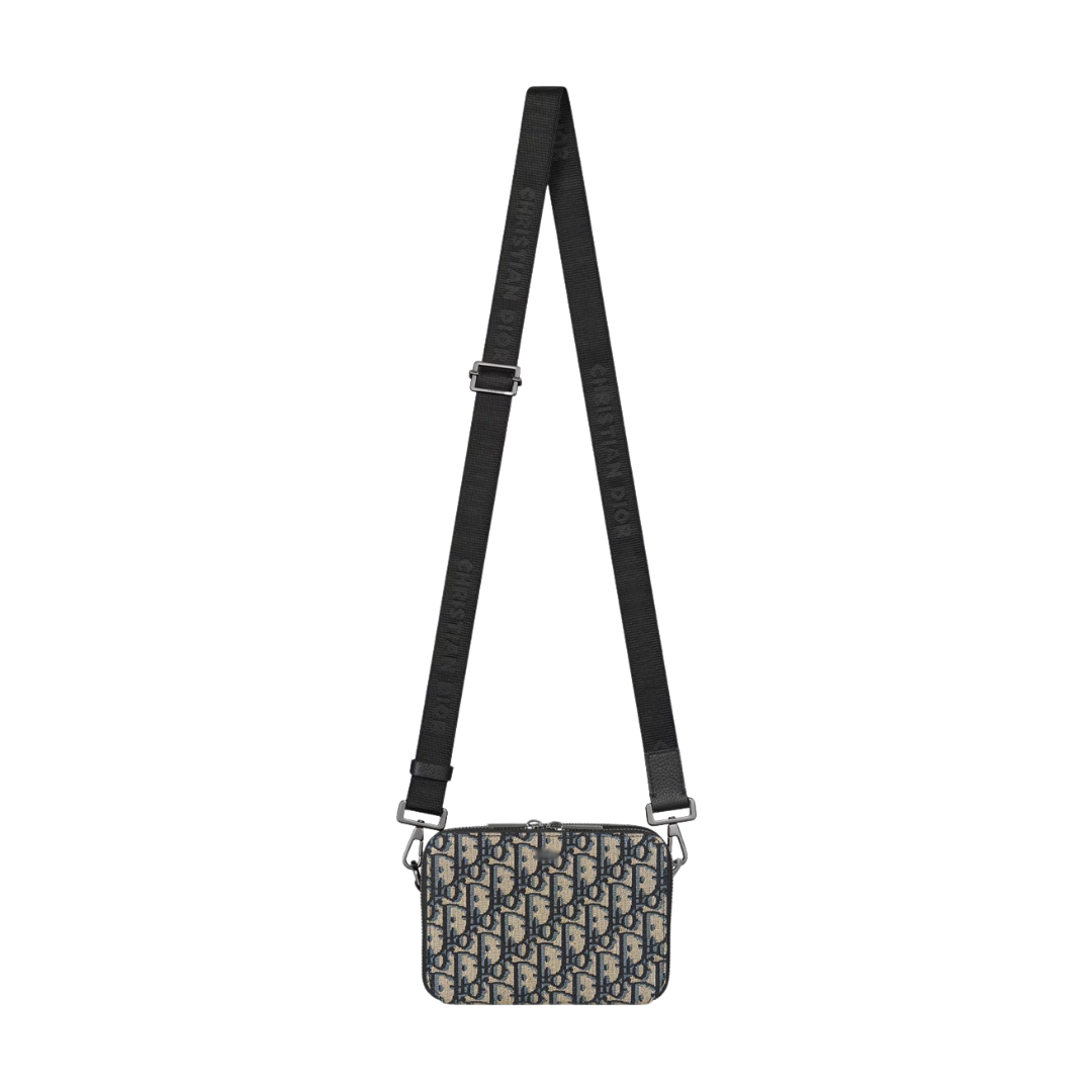 Messenger Monogram Bag Monograma Beige Azul