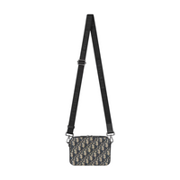Messenger Monogram Bag Monograma Beige Azul