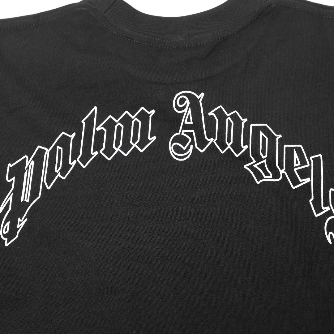 Palm Angels Palm Shark T-shirt - Negro Negro Tiburón