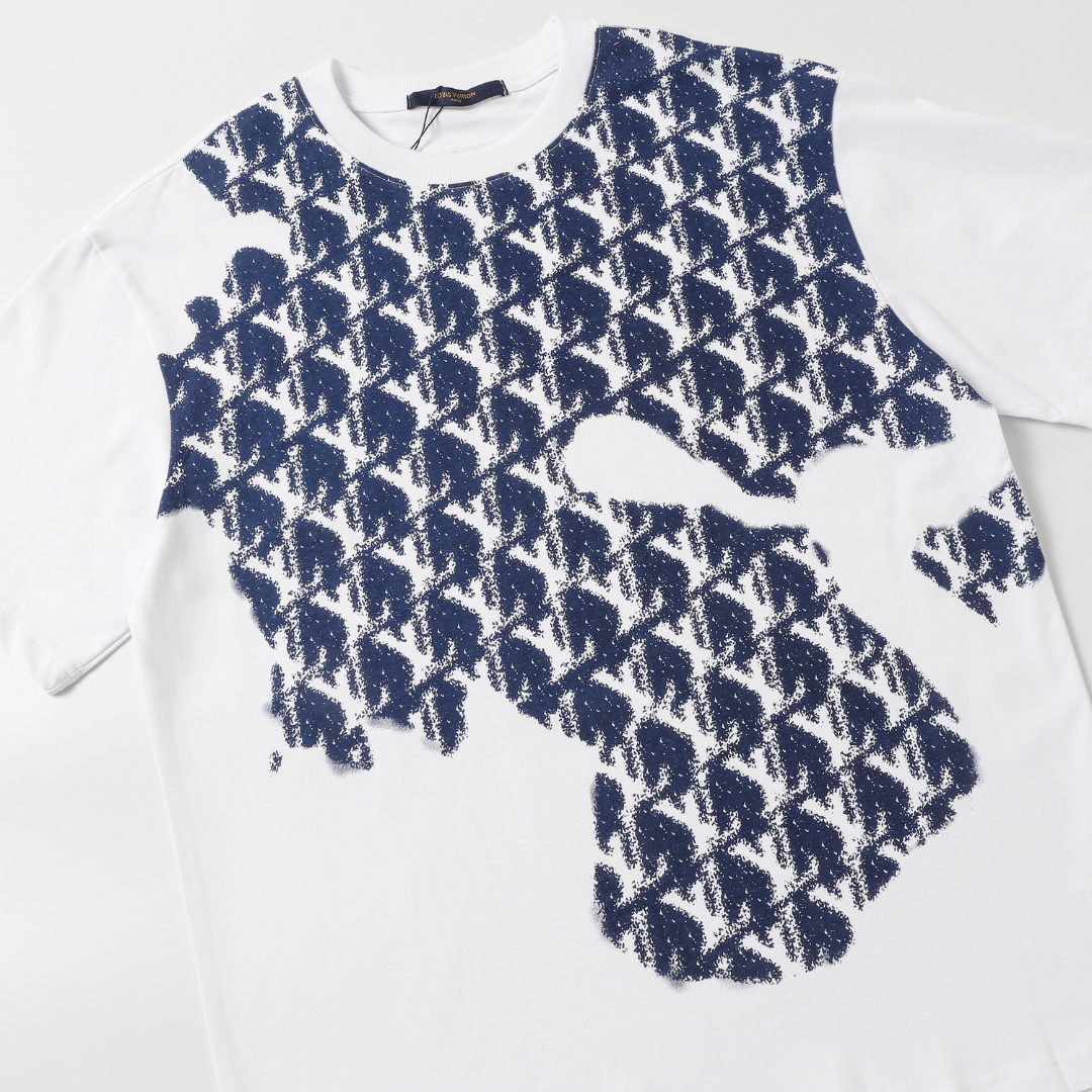 Louis Vuitton Monogram T-shirt - Negro Monograma Negro Azul
