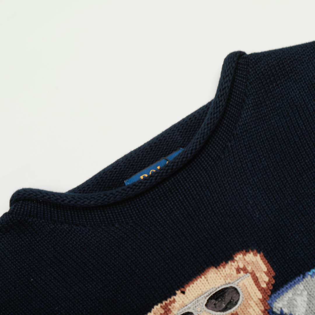 Camiseta Polo Ralph Lauren Liso Negro Logo Rojo