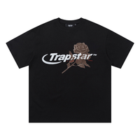 Camiseta Trapstar Negro Rosa