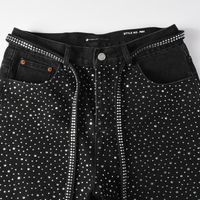 Purple Shorts Estrellas Blanco Negro