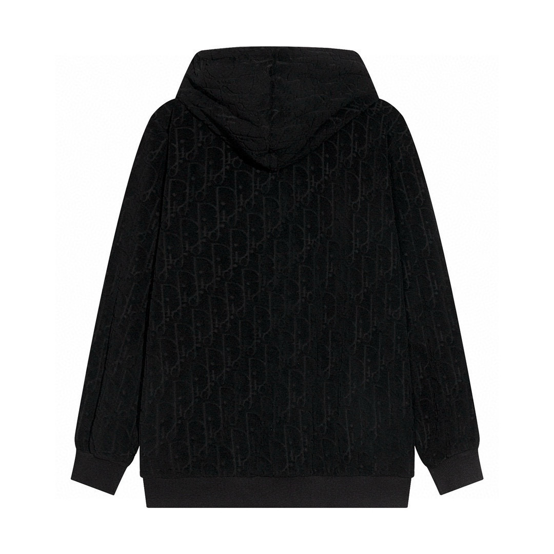 Monogram Hoodie Negro Camo 2