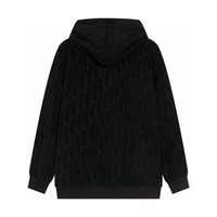 Monogram Hoodie Negro Camo 2