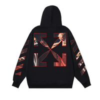 Off-White Off-W Monogram Hoodie - Negro Camo Blanco