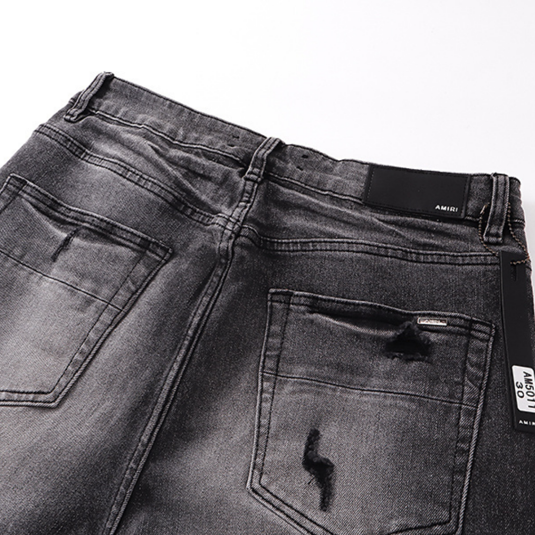 Amr Flared Black Jeans Negro 2