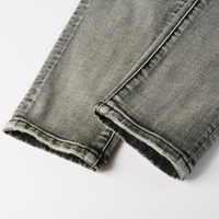 Purple Grey Ripped Jeans Lavado Claro Roturas 2