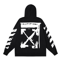 Off-White Off-W Monogram Zip Hoodie - Negro Negro Blanco