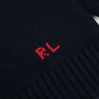 Camiseta Polo Ralph Lauren Liso Negro Logo Rojo